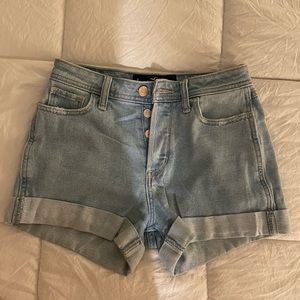 Hollister high rise boyfriend jean shorts
